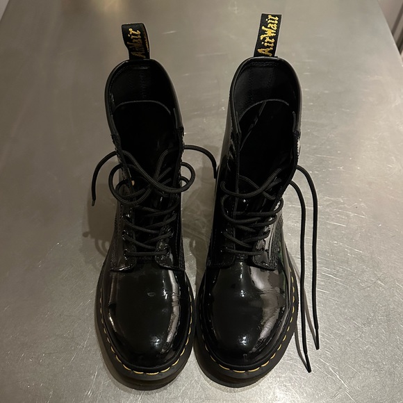 Dr. Martens Women's 1460 Patent Leather Boots - Picture 3 of 7